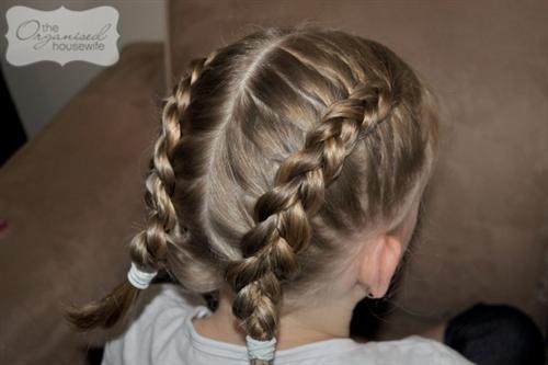 penteados infantil para escola simples
