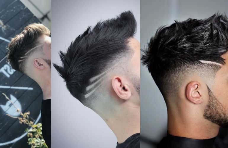 20 cortes de cabelo masculino com risquinho pra você fazer ainda esse ano  😱 